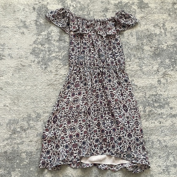 L’Agence Leonie Silk Off the Shoulder Ruffle Summer Dress Sz SP - Picture 14 of 16